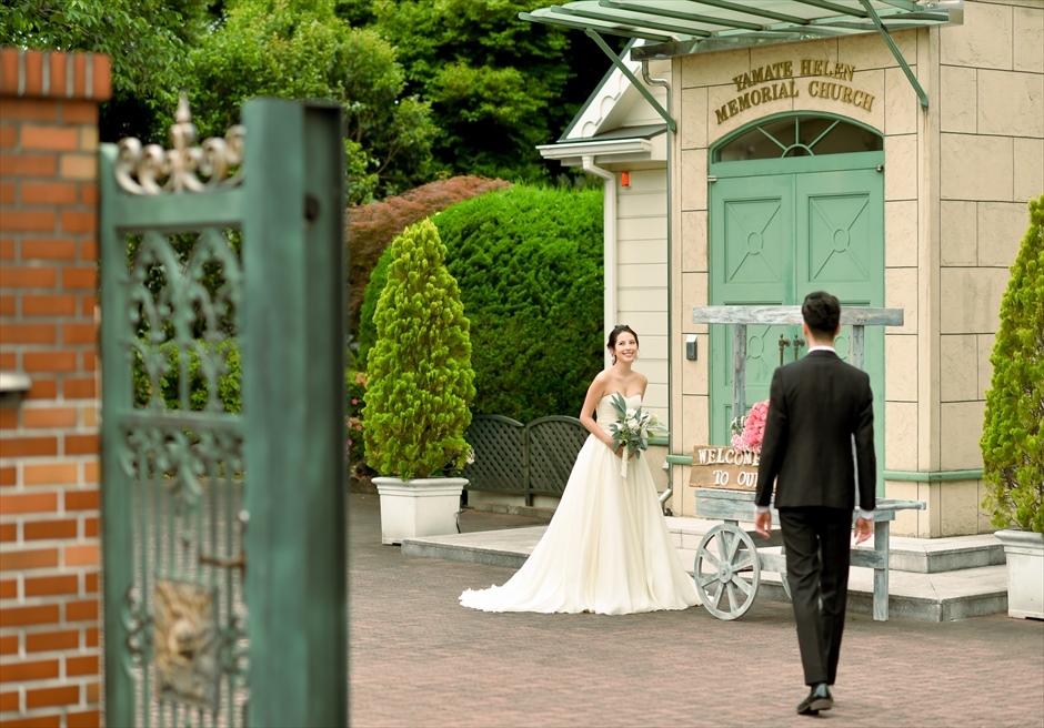 横浜結婚式　横浜前撮り　山手ヘレンチャペル前撮り